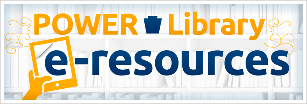 Power Library e-resources logo