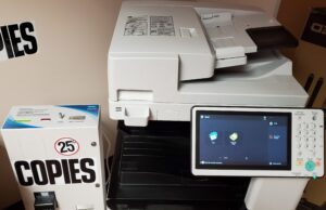 Photograph of photocopier