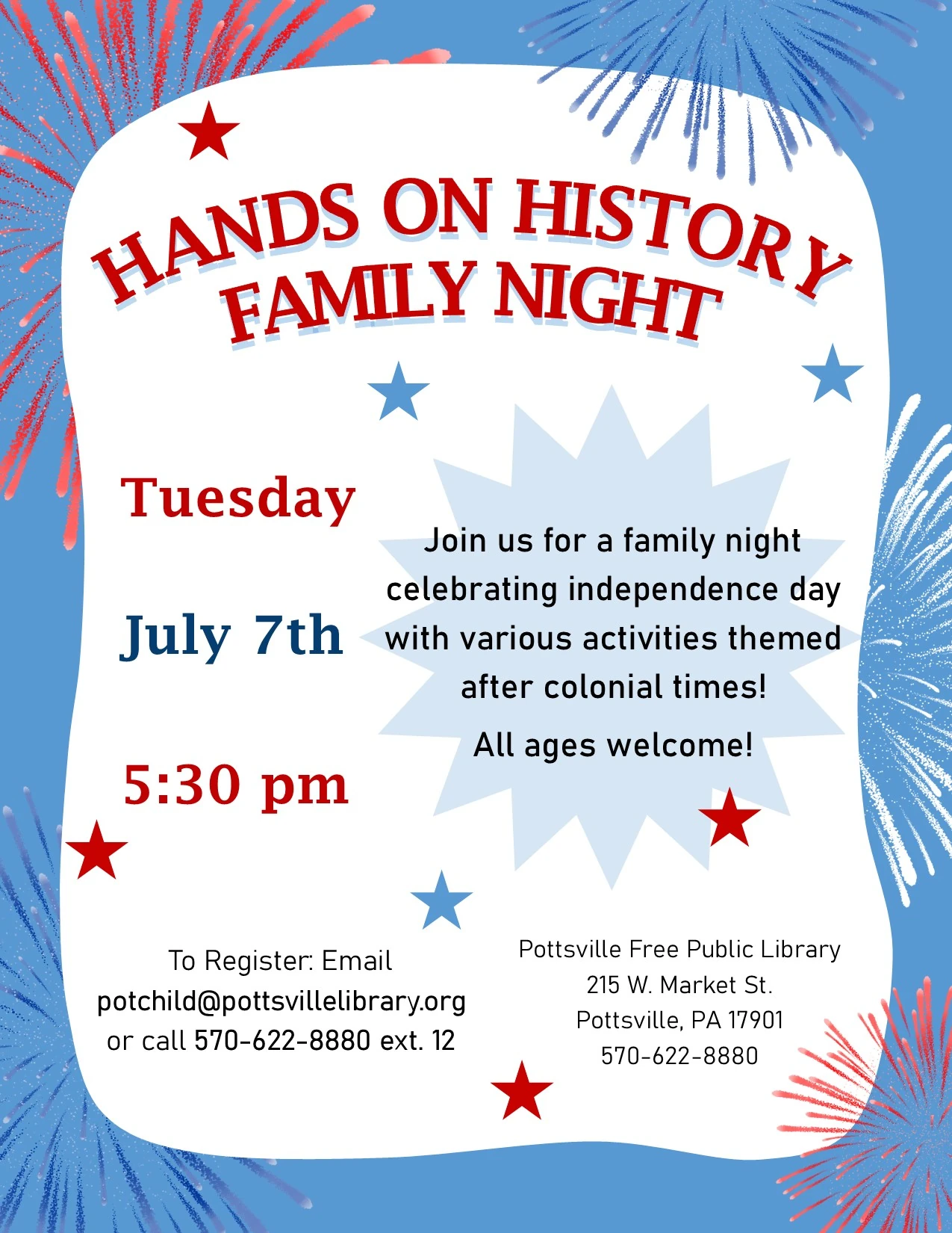 Hands on History Family Night