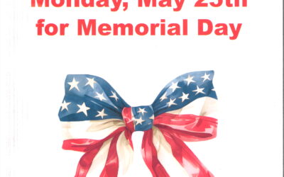 Pottsville Library will be closed for Memorial Day