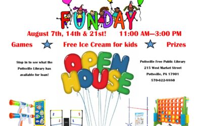 August Means Funday Fridays @ Pottsville Library!