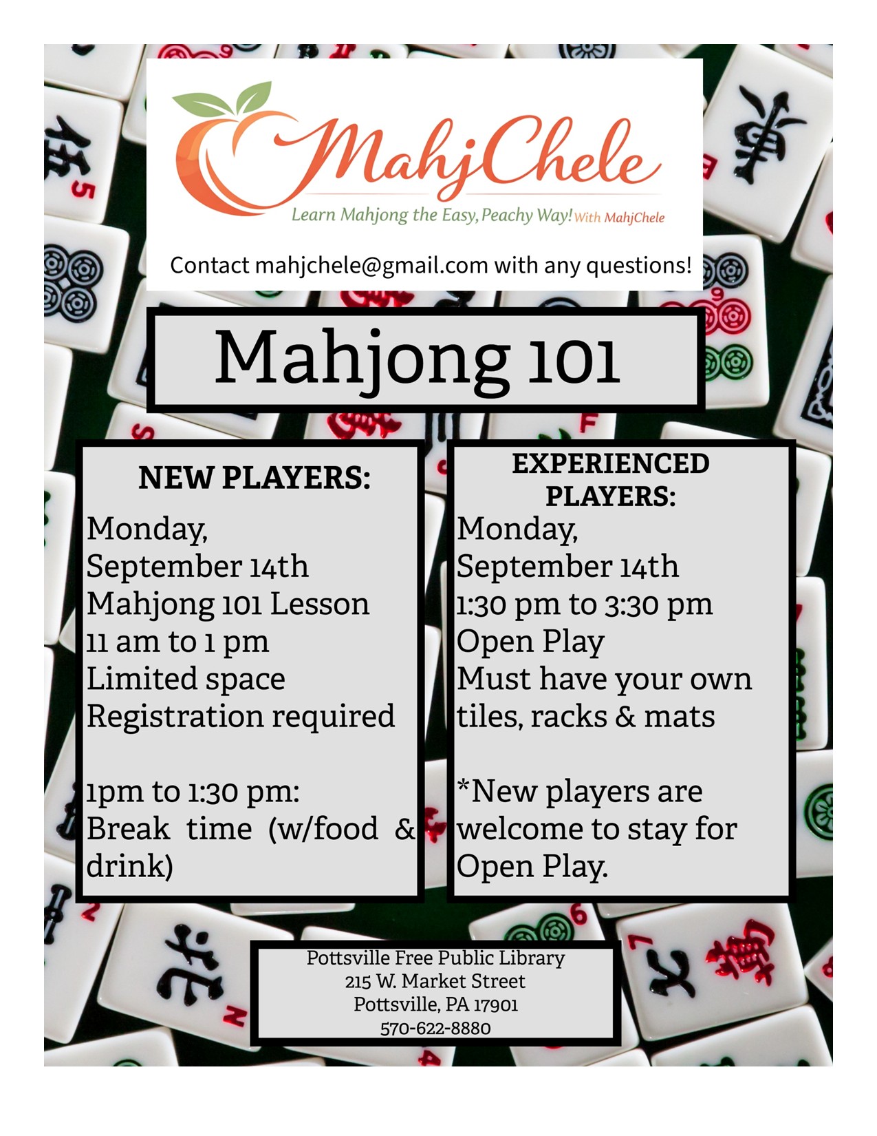Mahjong 101 with MahjChele