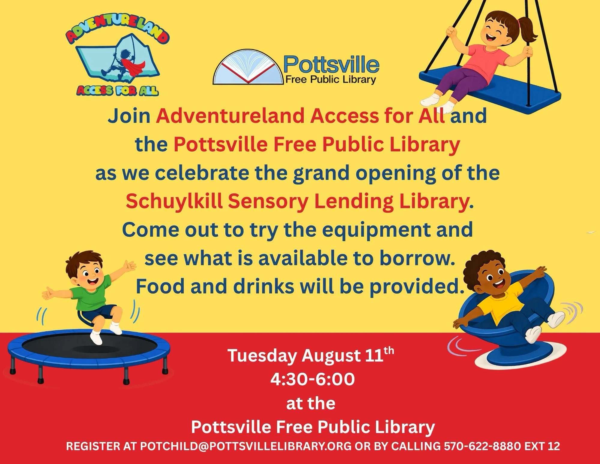 Grand Opening for the Schuylkill Sensory Lending Library