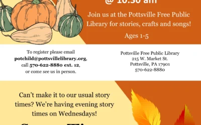 Fall Story Times @ Pottsville Library