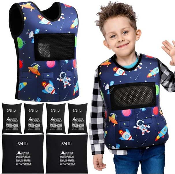 weighted vest for kids, size medium