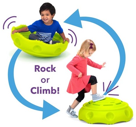 wobble disk and climbing dome