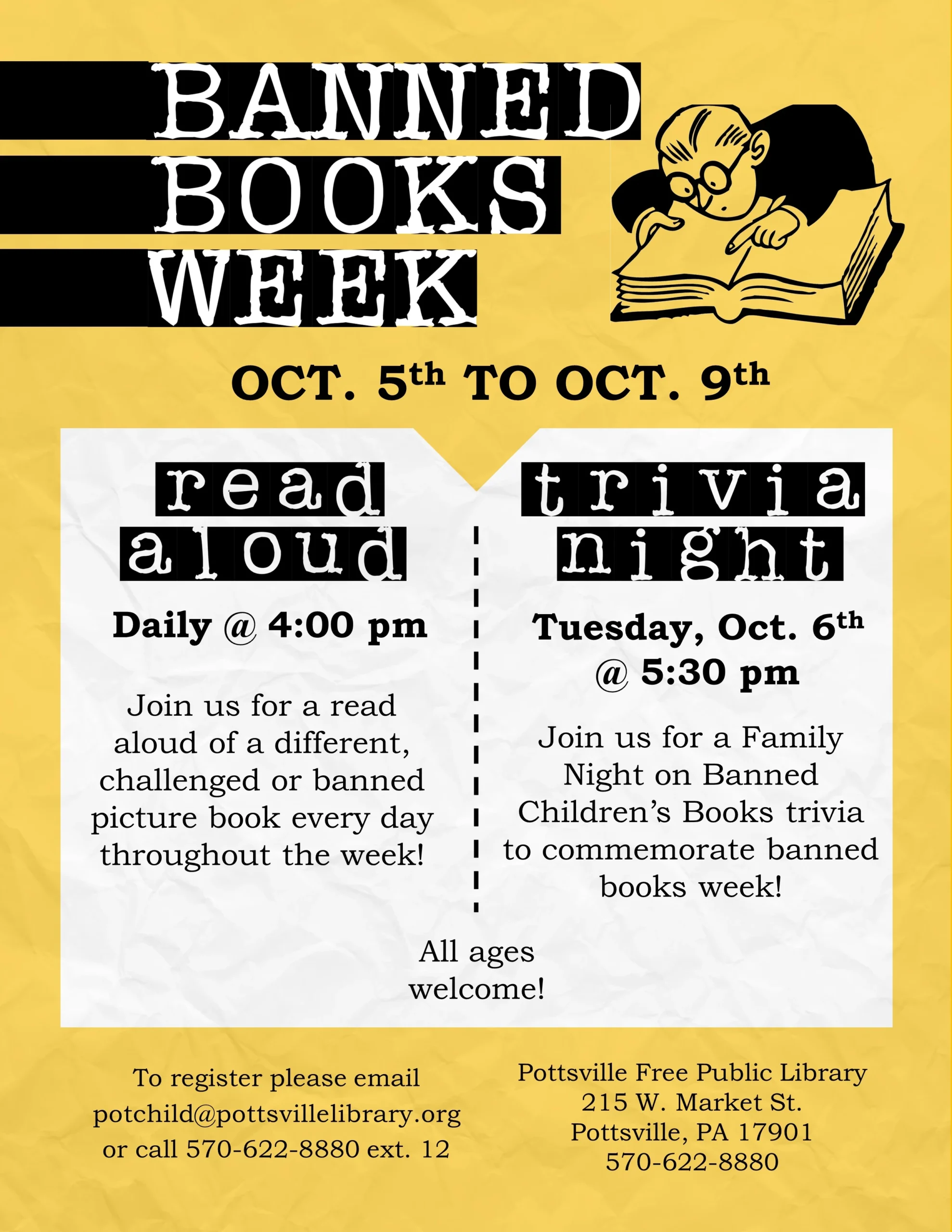 Banned Books Week Family Trivia Night